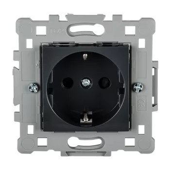 SPLENDOR EL0616 GERMAN TYPE SOCKET BLACK