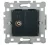 SPLENDOR EL0621 TV SOCKET RG11 BLACK