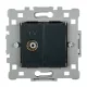 SPLENDOR EL0621 TV SOCKET RG11 BLACK