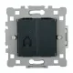 SPLENDOR EL0623 PHONE SOCKET BLACK