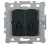 SPLENDOR EL06232 DOUBLE PHONE SOCKET BLACK