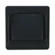 EL1629 PANEL WITH COVER PLATE FOR GERMAN TYPE SOCKET BLACK