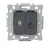 SPLENDOR EL0648 TV(FEMALE), DOUBLE PHONE SOCKET BLACK