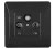 SPLENDOR EL0668 TV, FM, SAT SOCKET BLACK