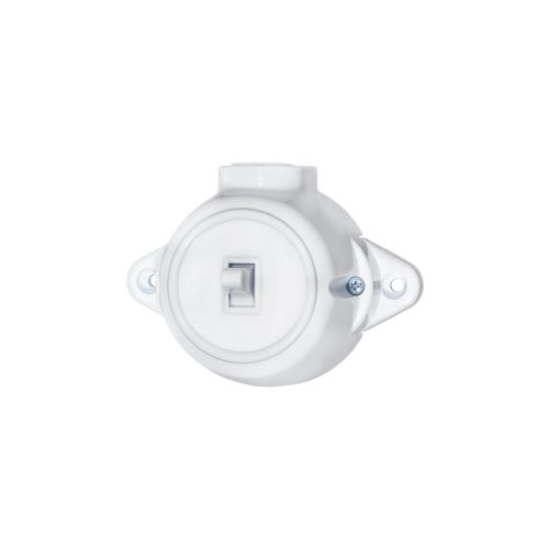 Antique One Button Two Way Switch 10А 250V White