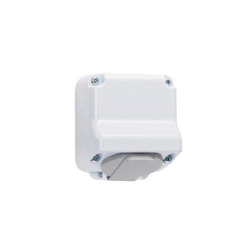 ELMARK German Type Socket 16А 250V White, Ip44