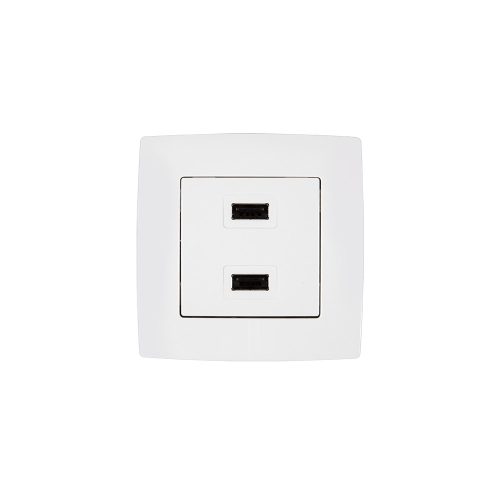 ELMARK City 2Xusb Aljzat Fehér Metál