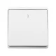 LONDON PUSH LIGHT BUTTON WHITE