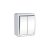 ELMARK Csillárkapcsoló Felületre Ip44 Fehér