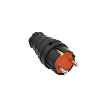 ELMARK Elmark Rubber Schuko Plug 16Ŕ 2Đ+Ĺ Black
