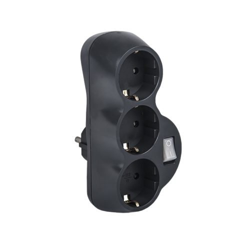 ELMARK Adapter Tripla Grafit Kulccsal