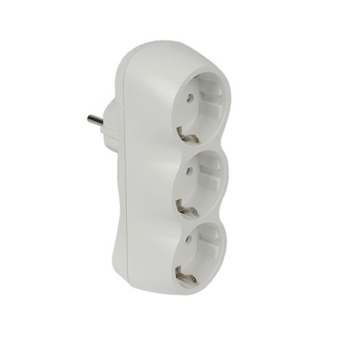 ELMARK Adapter Tripla Fehér