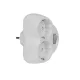 ELMARK Adapter Dupla Fehér Kulccsal