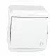 PUSH LIGHT SWITCH, WHITE IP20