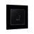 SINGLE LAN SOCKET GLASS FRAME BLACK