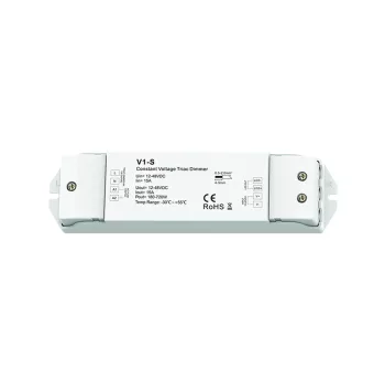 V1-S 1 CHANNEL TRIAC RF DIMMER FOR DISTR. BOX