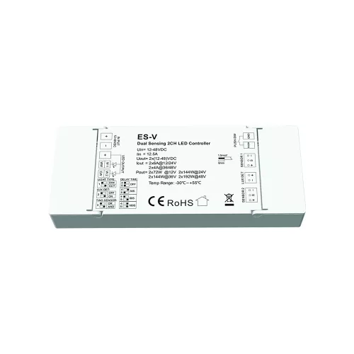 ES-V 2 CHANNEL CONTROLLER WITH SENSORS, SET