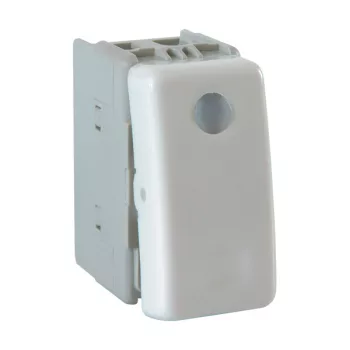 LIFE STYLE 1 BUTTON 2 WAY SWITCH WITH LIGHT WHITE