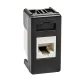 LIFE STYLE COMPUTER LINE SOCKET RG45 BLACK