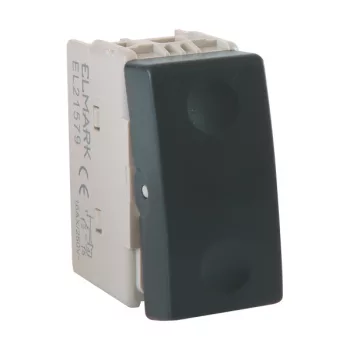 LIFE STYLE 1 BUTTON 1 WAY SWITCH BLACK