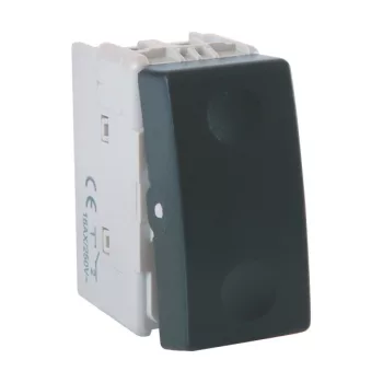 LIFE STYLE 1 BUTTON 2 WAY SWITCH BLACK