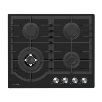 ELMARK EL-60GH096W GLASS GAS HOB WITH WOK 60CM
