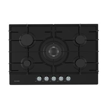 ELMARK EL-75GQ095 GLASS GAS HOB 75CM