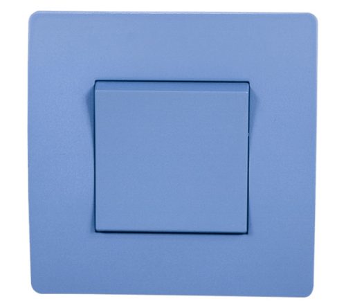 EL BASIC TG101 1 BUTTON 1 WAY SWITCH BLUE-OLD