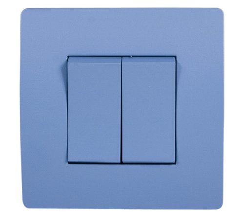 EL BASIC TG103 2 BUTTONS 1 WAY SWITCH BLUE-OLD