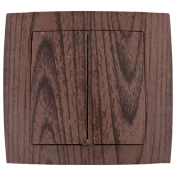 SR-2504 2 BUTTONS 1 WAY SWITCH WENGE