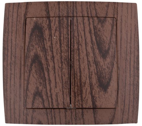 SR-2504 2 BUTTONS 1 WAY SWITCH WENGE