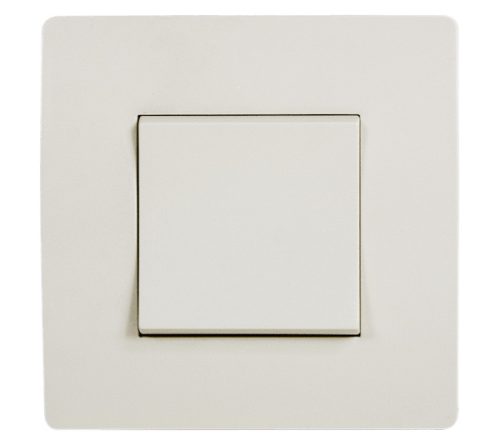 EL BASIC TG115 1 BUTTON CROSS WAY SWITCH CREAM-OLD