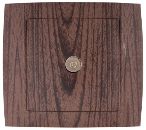 SR-2508 TV SOCKET WENGE
