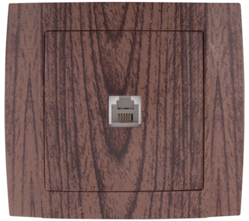 SR-2507 PHONE SOCKET WENGE