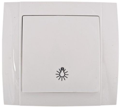 SR-2514 PUSH LIGHT BUTTON WHITE