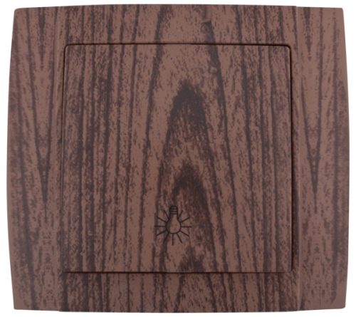 SR-2514 PUSH LIGHT BUTTON WENGE