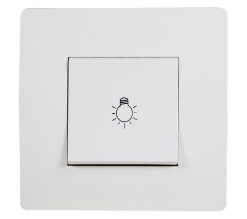 BASIC TG112A PUSH LIGHT BUTTON WHITE