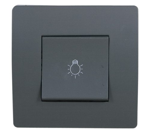 EL BASIC TG112A PUSH BUTTON SWITCH GRAPHITE-OLD