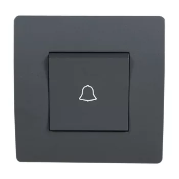 EL BASIC TG112 DOORBELL SWITCH GRAPHITE-OLD
