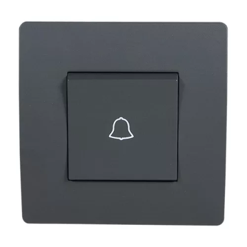 EL BASIC TG112 DOORBELL SWITCH GRAPHITE-OLD
