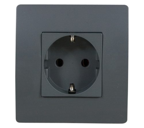 BASIC TZ107 GERMAN STANDARD SOCKET GRAPHITE