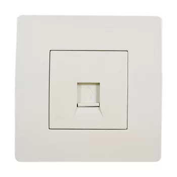 EL BASIC TZ112 COMPUTER LINE SOCKET CREAM-OLD