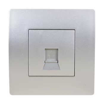 EL BASIC TZ112 COMPUTER LINE SOCKET SILVER GREY-OL