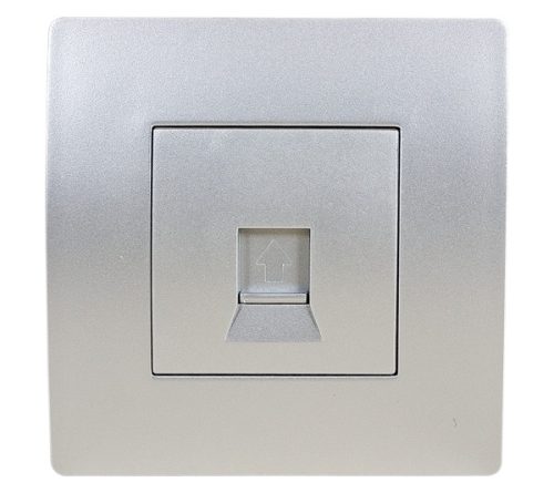 EL BASIC TZ112 COMPUTER LINE SOCKET SILVER GREY-OL