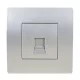 EL BASIC TZ112 COMPUTER LINE SOCKET SILVER GREY-OL