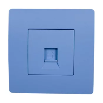 EL BASIC TZ112 COMPUTER LINE SOCKET BLUE-OLD