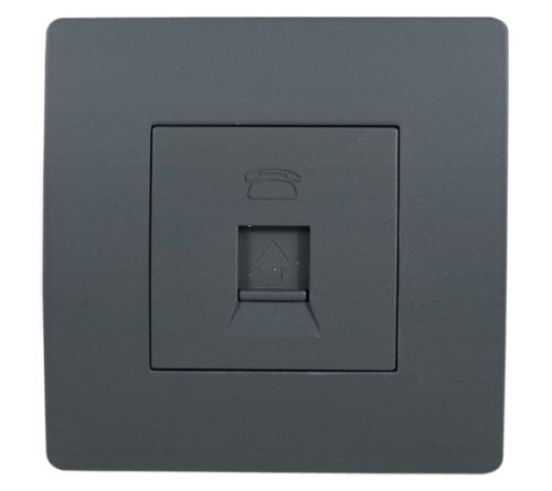 EL BASIC TZ106 TELEPHONE SOCKET GRAPHITE-OLD