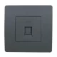 EL BASIC TZ106 TELEPHONE SOCKET GRAPHITE-OLD