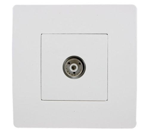 BASIC TZ111 TV ANTENNA SOCKET WHITE