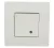 EL BASIC TG114 1 BUTTON 1 WAY SWITCH WITH LIGHT WH